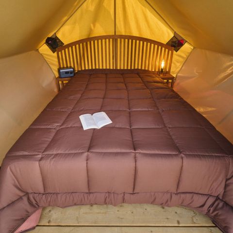 Canvas and wooden tent 2 persons - MOOREA 2 PERSON TENT