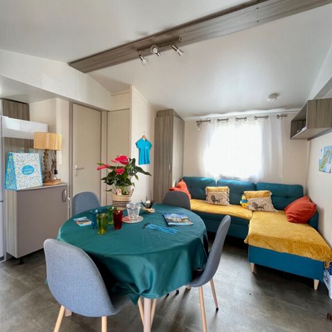 MOBILHOME 4 personas - Cabaña premium con vistas al lago