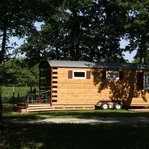 Hébergement 4 personnes - Roulotte Standard 20m² (1 chambre) sans sanitaires