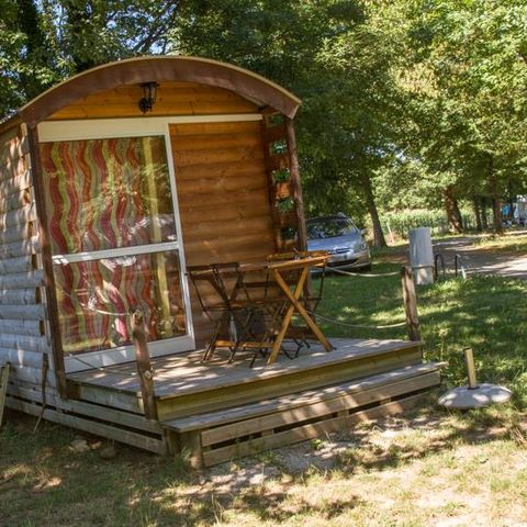 Hébergement 4 personnes - Roulotte Standard 20m² (1 chambre) sans sanitaires