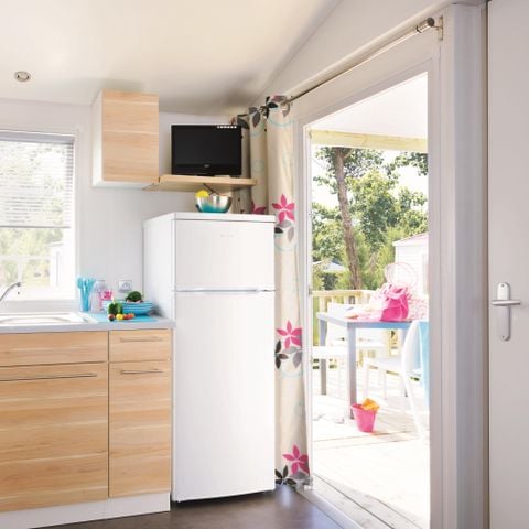 Mobile home 6 persons - Comfort 33-35m² (3 bedrooms- 1 bathroom) TV