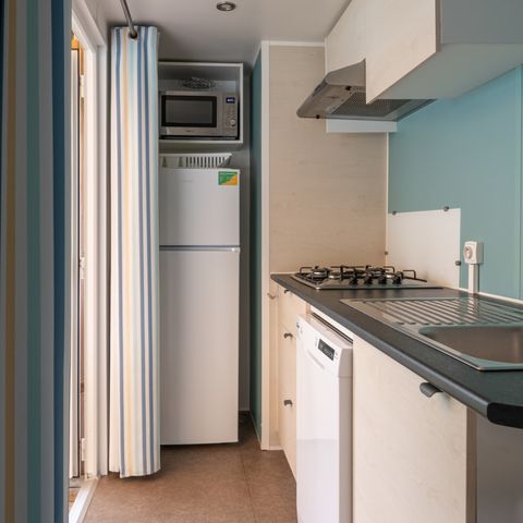 Stacaravan 6 personen - Gesplitst