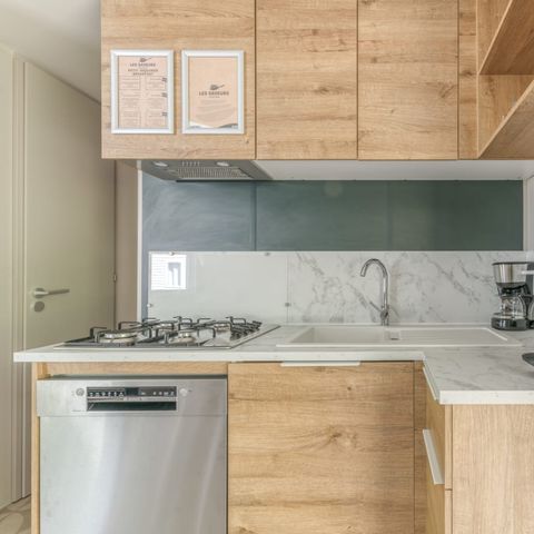 MOBILHOME 6 personas - Laffrey Côté Jardin