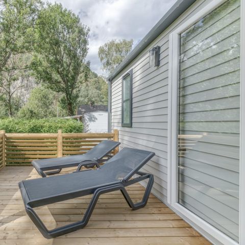 MOBILHOME 6 personas - Laffrey Côté Jardin