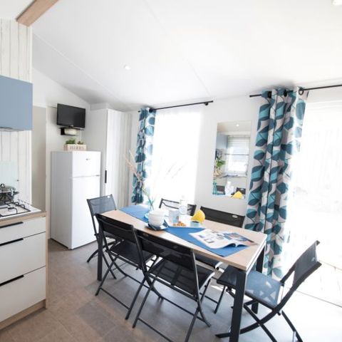 Mobile home 6 persons - Confort+ sleeps 6 3 bedrooms 2 bathrooms 36m² living area