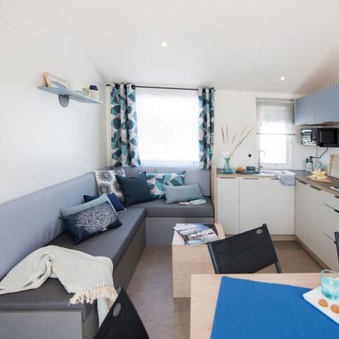 Mobilhome 6 personnes - Confort+ - 3 chambres - 2 salles de bain 40m²