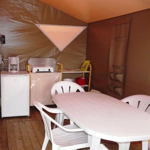Bungalow de lona 4 personas - 2 dormitorios 20m² - sin baño