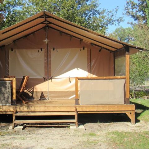 Bungalowzelt 5 personen - 2 Zimmer 30m² - ohne Sanitäranlagen