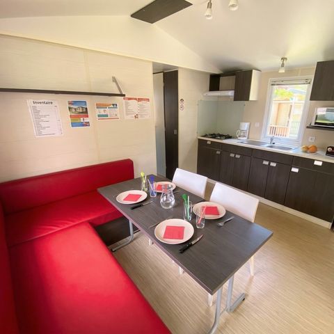 MOBILHOME 6 personas - 3 habitaciones Ocio - TV - CLIM