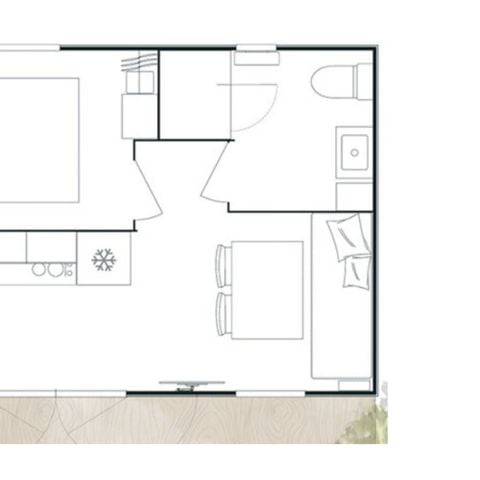 MOBILHOME 4 personas - Mobil-home Cocoon+ 4 personas 1 habitación 20m² - mobile home