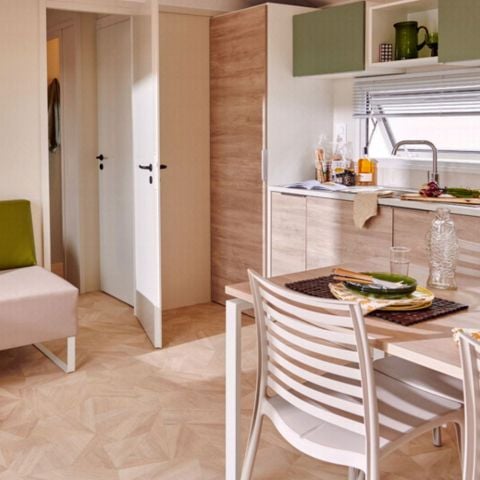 Mobilhome 6 personnes - Confort+ - 2 chambres - 2 salles de bain 33m²
