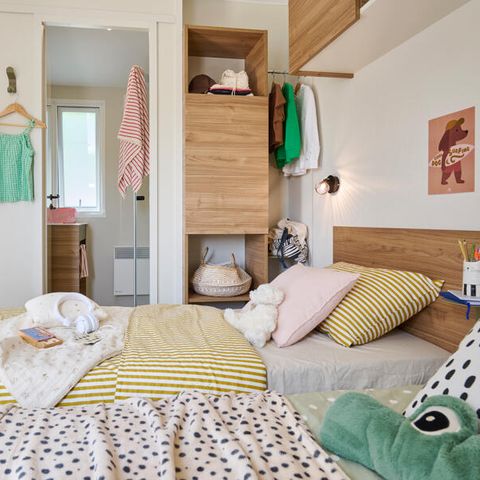 Mobile home 6 persons - Mobile-home Confort+ 6 persons 2 bedrooms 2 bathrooms