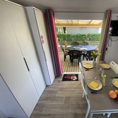 Stacaravan 6 personen - Stacaravan Confort+ 6 personen 3 slaapkamers 2 badkamers