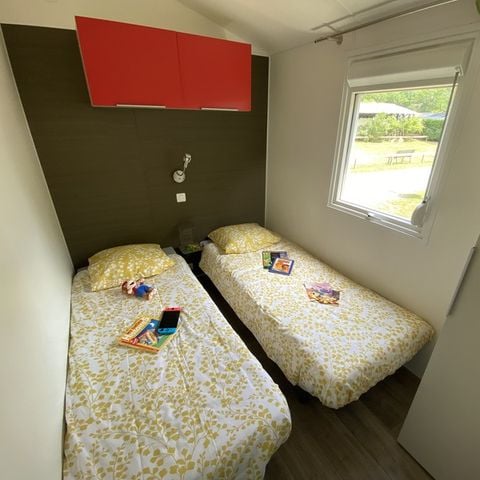 Mobilhome 6 personnes - Confort+ - 3 chambres - 2 salles de bain 36m²