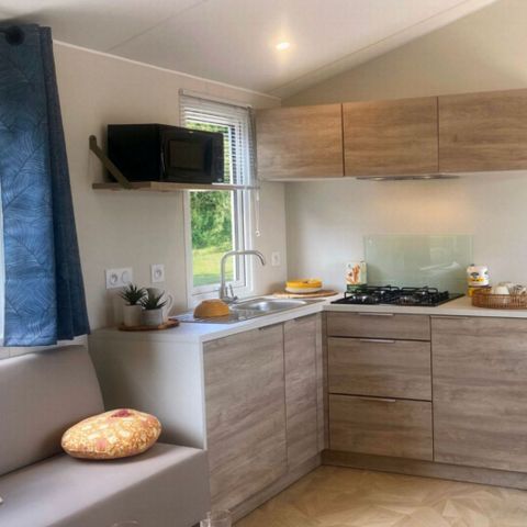 Stacaravan 8 personen - Stacaravan Confort+ 8 personen 4 slaapkamers 2badkamers