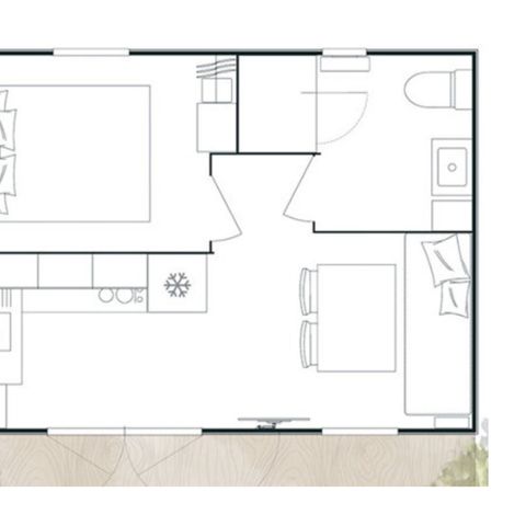 Mobile home 4 persons - Mobile-home Cocoon+ 4 people 1 bedroom 20m² - mobile home