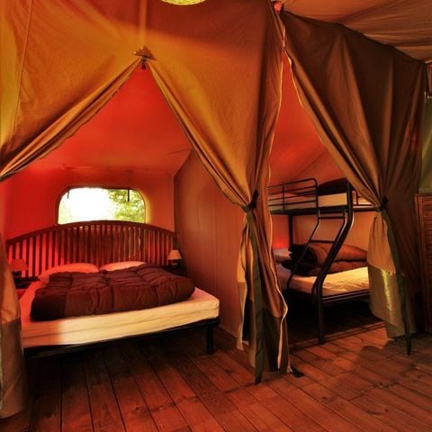 TENTE TOILE ET BOIS 5 personnes - Tente LODGE VICTORIA