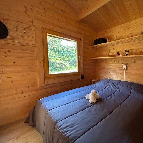 CHALET 4 persone - PRIVILEGE GREEN Cottage interamente in legno - 2 camere da letto