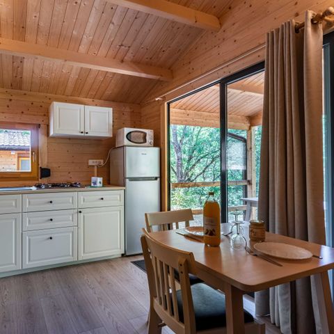 CHALET 4 Personen - PRIVILEGE GREEN Cottage ganz aus Holz - 2 Zimmer