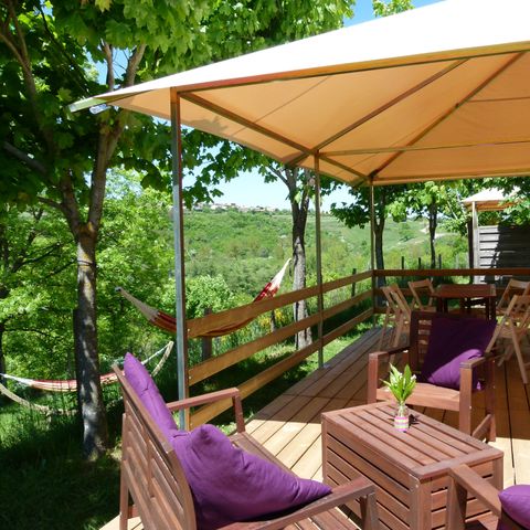 ALOJAMIENTO INUSUAL 6 personas - Lodge Insolite Premium Pagan - 2 habitaciones y baño