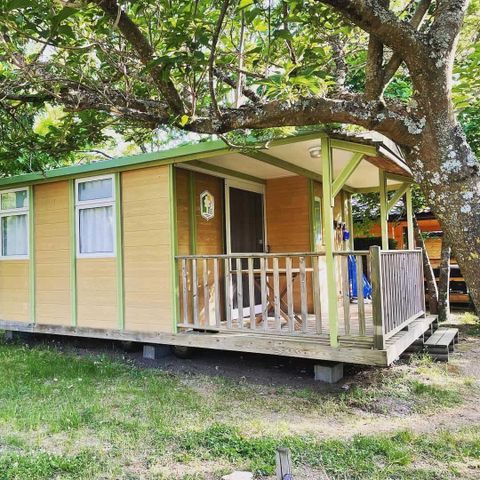 Chalet 5 personen - Comfortabel chalet Acacia met 2 slaapkamers, vlak bij het zwembad