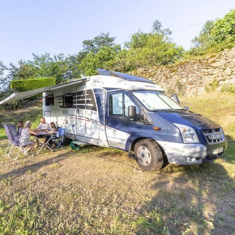 Kampeerplaats - Privilège XL (100-150m²) Rust en Natuur