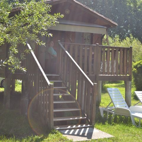 Unterkunft 4 personen - Chalet auf Stelzen - 2 Zimmer - Flussufer