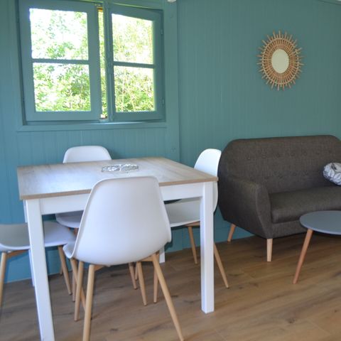 Accommodation 4 persons - Chalet on stilts - 2 bedrooms - Riverside