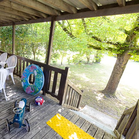 BUNGALOW 6 personnes - Privilège 3 chambres - climatisation - TV - 32m²  - NEW !