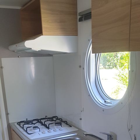 Stacaravan 4 personen - Privilège PREMIUM- 2 kamers + air conditioning - 27m² -