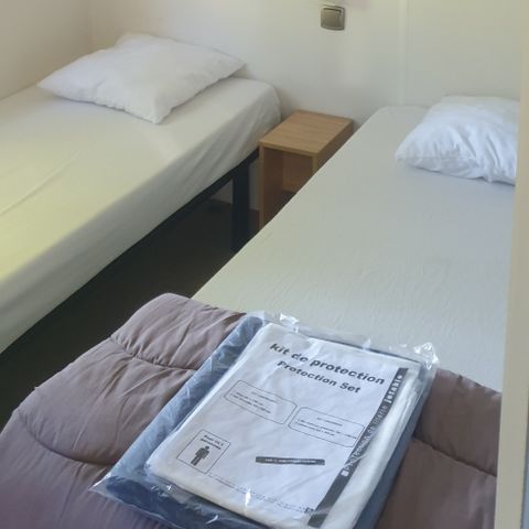 Mobile home 4 persons - Privilège PREMIUM- 2 bedrooms + air conditioning - 27m²