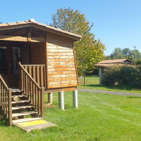UNIEKE ACCOMMODATIE 4 personen - Hut Insolite Nature 20 m² (2 slaapkamers) - met sanitair