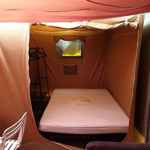 Tenda 4 persone - Lodge Nature Tenda standard 25m² (2 camere) - senza servizi igienici + Terrazza