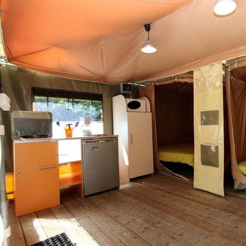 BUNGALOW DE LONA 4 personas - sin instalaciones sanitarias