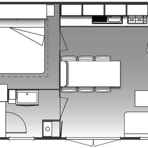 Mobile home 6 persons - FOREZ- Mobile home 5* 6 pers