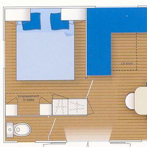 Mobile home 4 persons - Florès- Mobile Home 3* 4 pers
