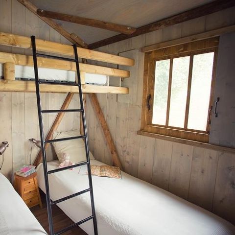 Canvas and wooden tent 5 persons - Lodge - Insolite 5* 5 pers