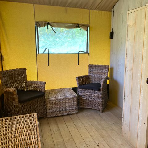 Canvas and wooden tent 5 persons - SAFARI Tent - Unusual 3* 5 pers