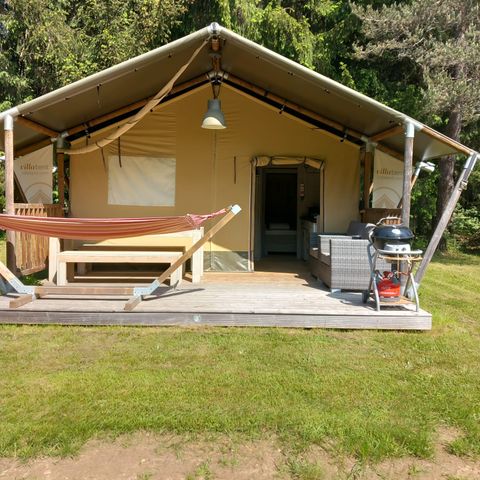 Canvas and wooden tent 5 persons - SAFARI Tent - Unusual 3* 5 pers