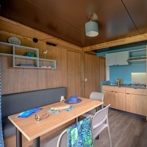 MOBILHOME 5 personas - Cottage Morea Confort 25m² 2 habitaciones + terraza cubierta 1/5 pers