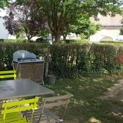 Glamping tent 4 persons - Bungalow Maori Confort 17m² 2 bedrooms - (without sanitary - without water) 2/4 pers