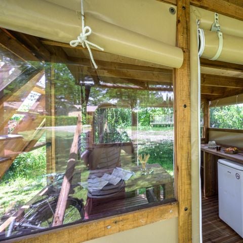 Safarizelt 2 Personen - Bivouac Perché Cyclo 8m² 1 Zimmer ( ohne Sanitäranlagen) 2 pers.