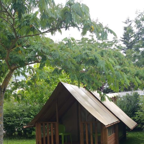 TENDA IN TELA E LEGNO 2 persone - Cabina in legno Cyclo con 1 camera da letto (senza servizi igienici) per 2 persone