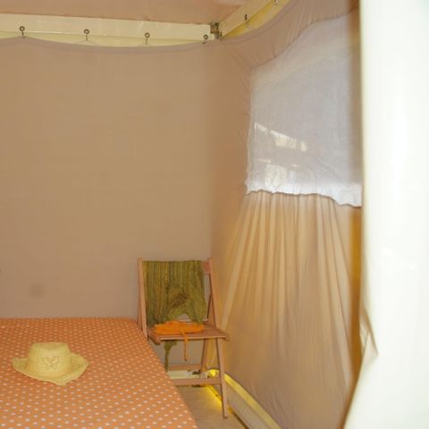 Bungalow in tela 6 persone - Tenda attrezzata 20m² 2 camere (senza servizi igienici) 5 persone