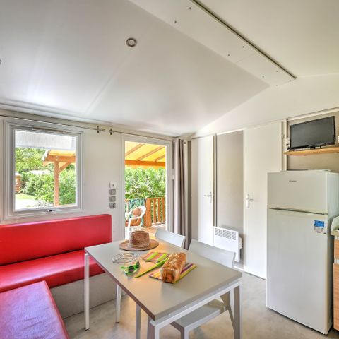 CASA MOBILE 4 persone - Casa mobile comfort 27m² 2 camere da letto + terrazza coperta + aria condizionata + TV 4 pers.