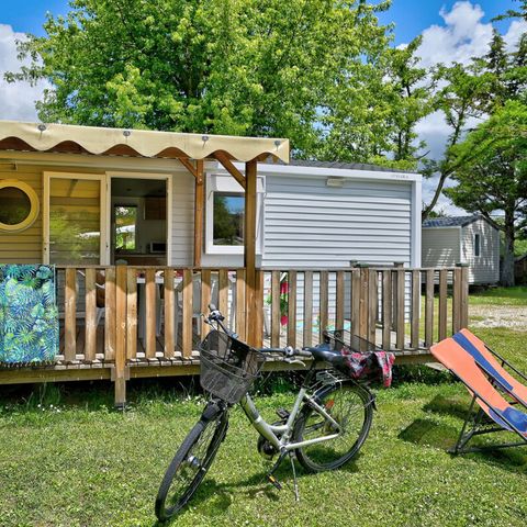 CASA MOBILE 4 persone - Casa mobile comfort 27m² 2 camere da letto + terrazza coperta + aria condizionata + TV 4 pers.