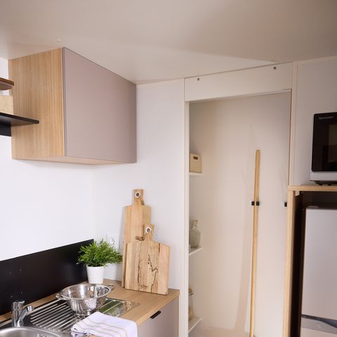 MOBILE HOME 6 people - COTTAGE Premium 3ch 35m² 3 bedrooms + TV + Dishwasher + air conditioning + plancha + XL terrace