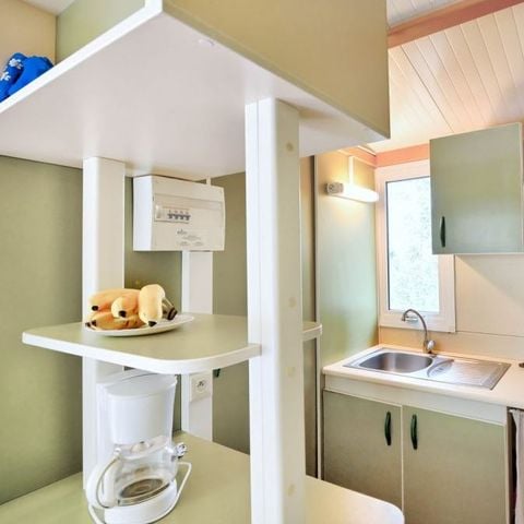 CHALET 5 personas - Chalet Confort 25m² (2 habitaciones) + terraza cubierta 5 personas