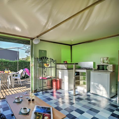 MOBILE HOME 6 people - Bungalow Funflower Standard 25m² (2 bedrooms) - without private bathroom 4/5 pers