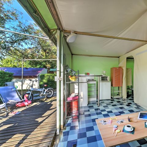 MOBILE HOME 6 people - Bungalow Funflower Standard 25m² (2 bedrooms) - without private bathroom 4/5 pers
